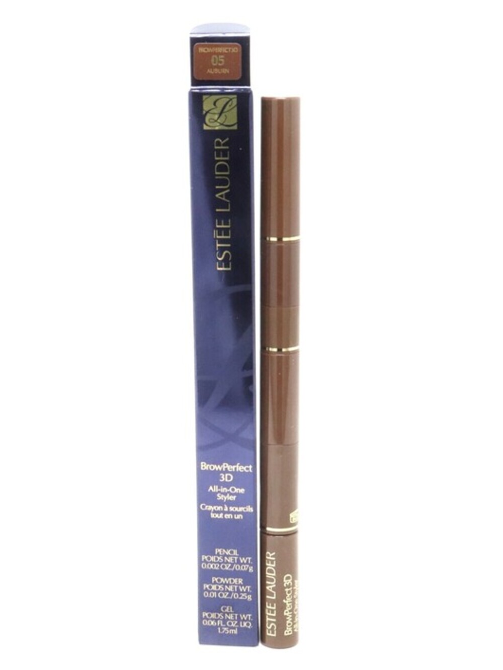 Estée Lauder BrowPerfect 3D All-in-One Styler 3-in-1 Eyebrow Pencil Shade Auburn
